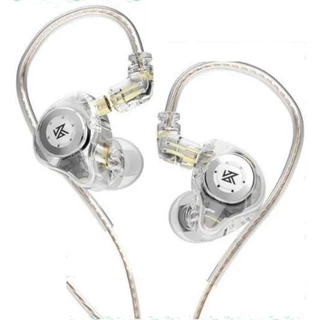 Fone De Ouvido Kz Edx Pro Sem Mic Cristal Transparente para músico monitor in ear profissional