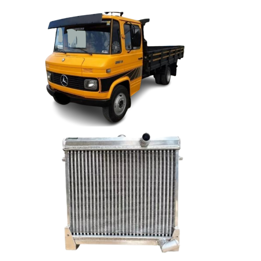 Radiador Mercedes 608 / 708 Em Aluminio + Tampa | Shopee Brasil