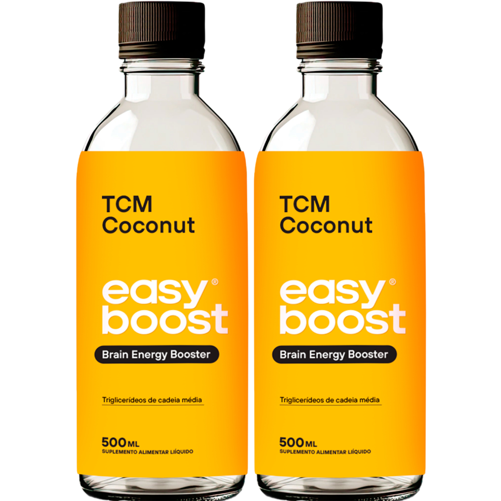 Óleo TCM MCT 100% do Coco Easy Boost Kit 2x 500ml Cada | Oleo Coconut ...