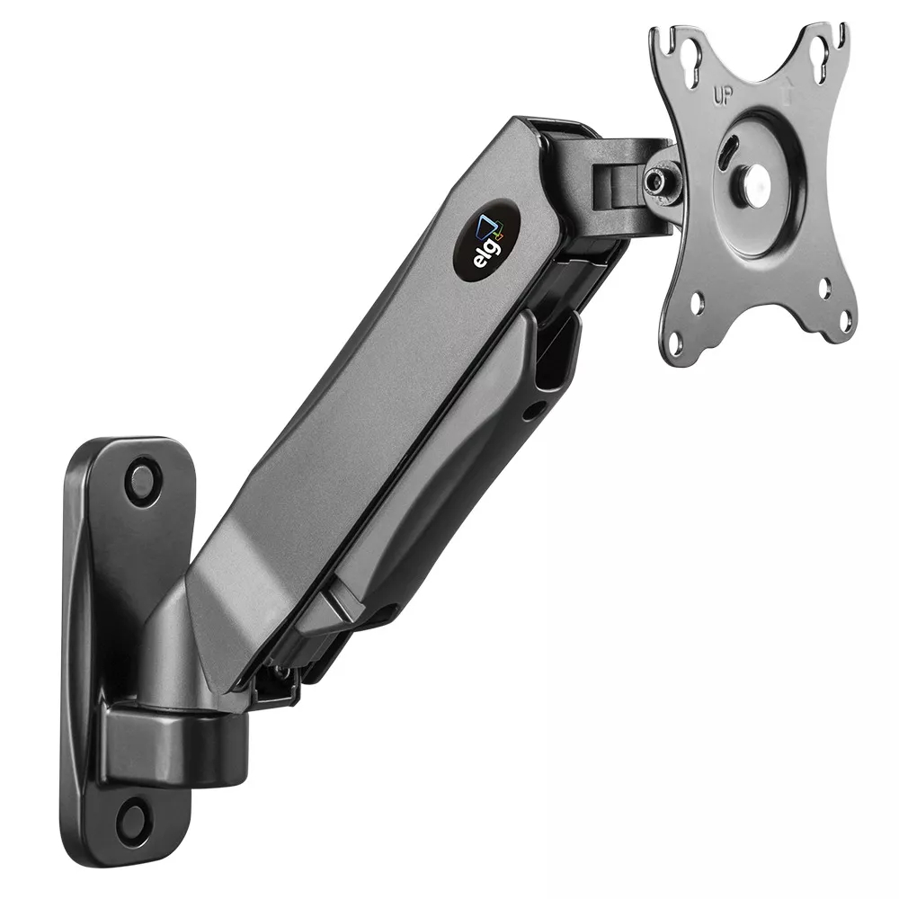 Suporte ELG Ergonômico com NR17 Multiarticulado de Parede com Pistão a gás para Monitores 17 a 34 polegadas com peso máx