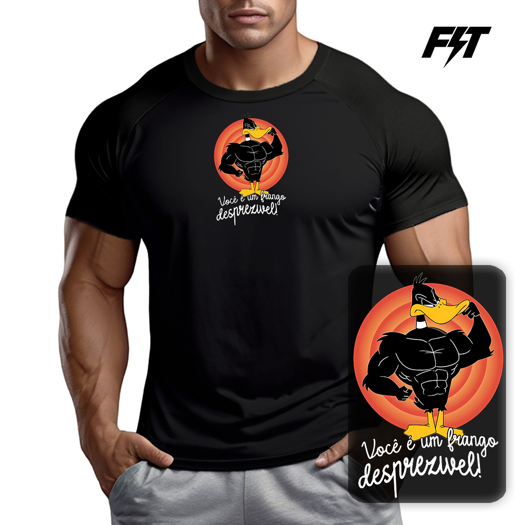 Camiseta Dry Fit Muscle Fit Masculina Dragon Ball Mestre Kame
