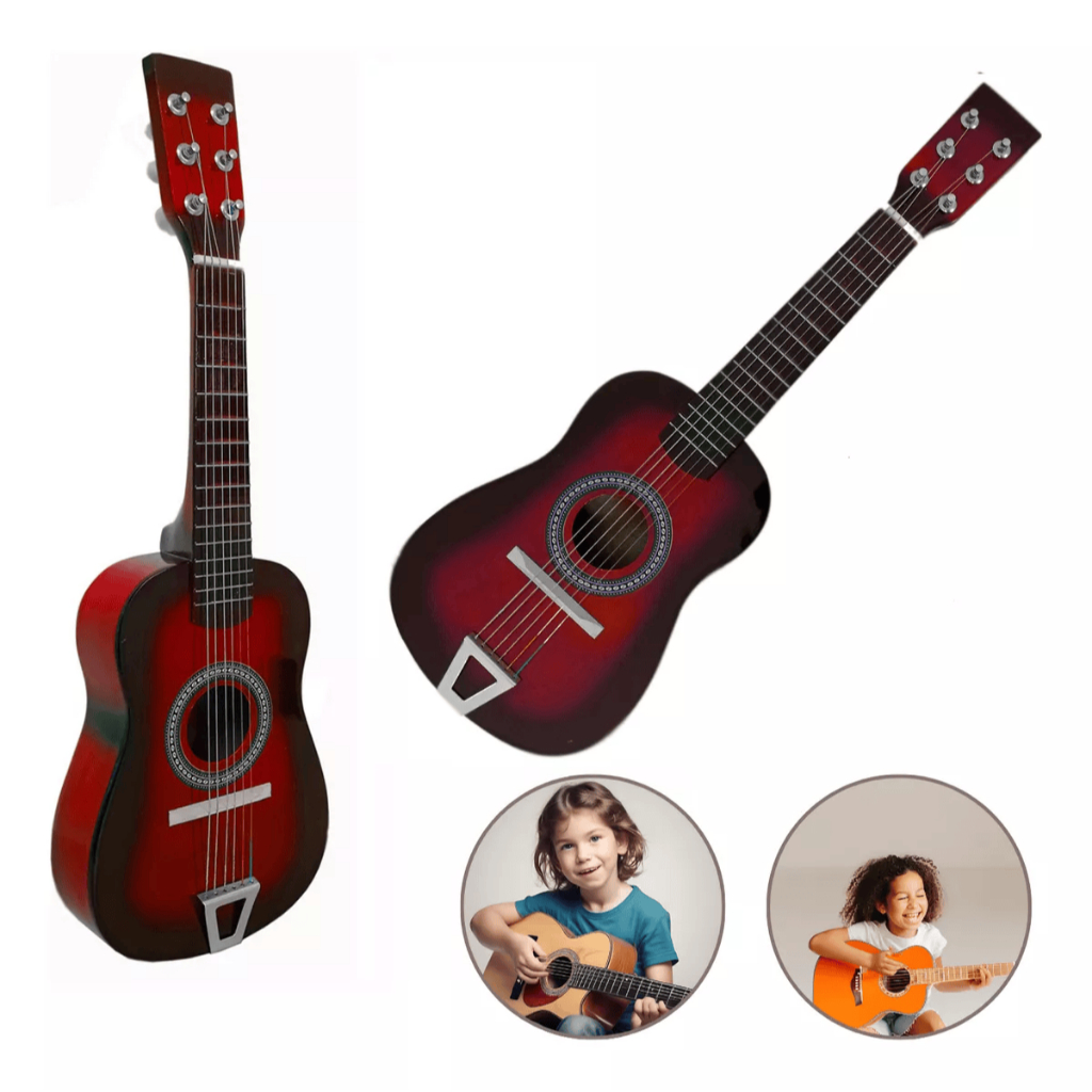 Mini Violão Infantil em Madeira com Cordas em Aço - Desperte o ...