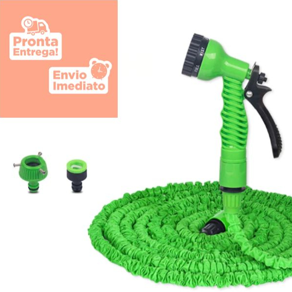 Mangueira Magica 15/22/30 Metros Retratil Elastica Flexivel Jardim Varanda Casa - Promoção De Natal