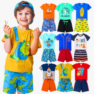 Kit 10 Peças Roupas Infantil Menino Premium 1 ao 14 Conjunto Criança Masculino