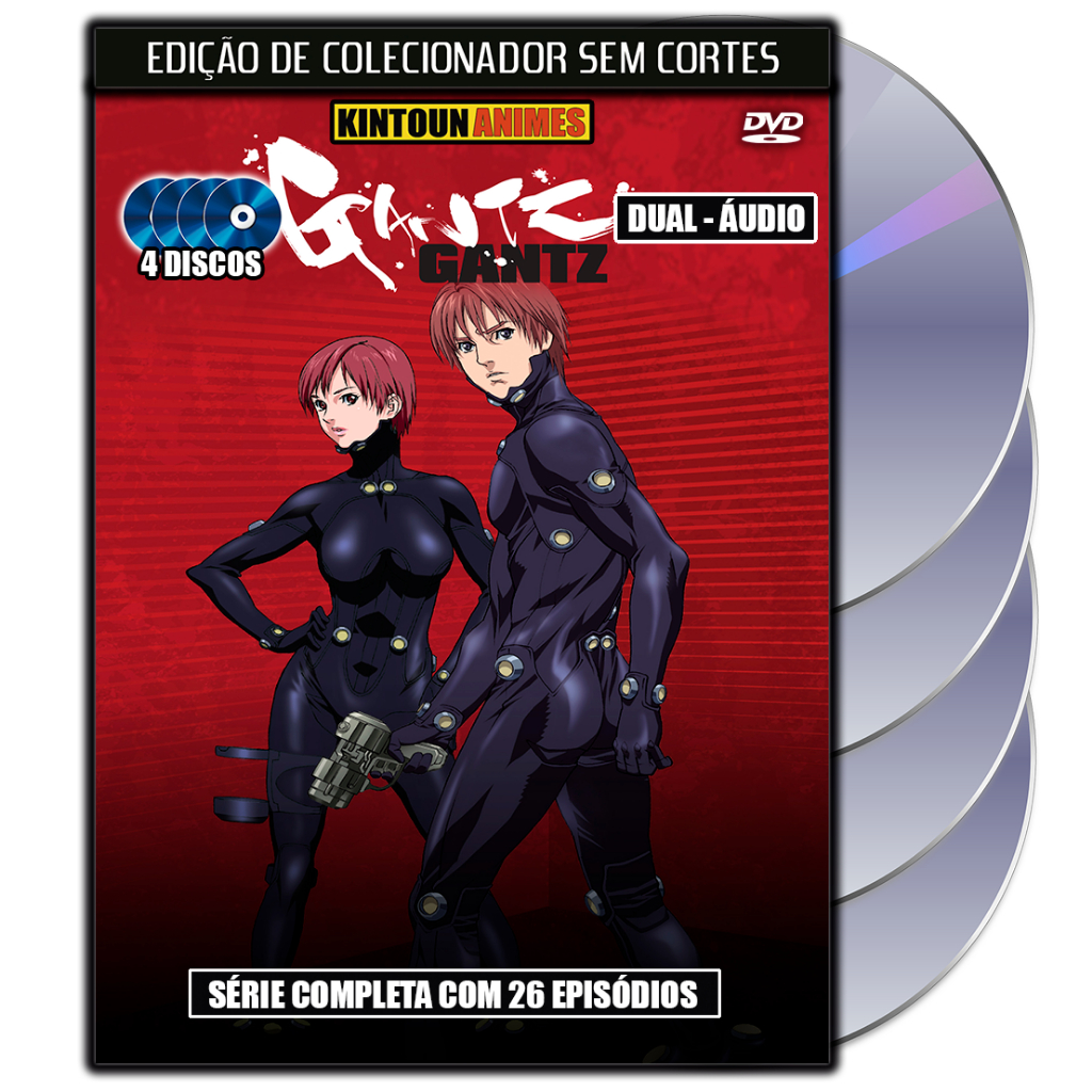Gantz Série Completa E Dublada (Dual - Áudio) Em Dvd | Shopee Brasil