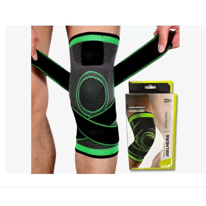 Joelheira de Compressão Para Articulações Artrose Proteção Esportes ...