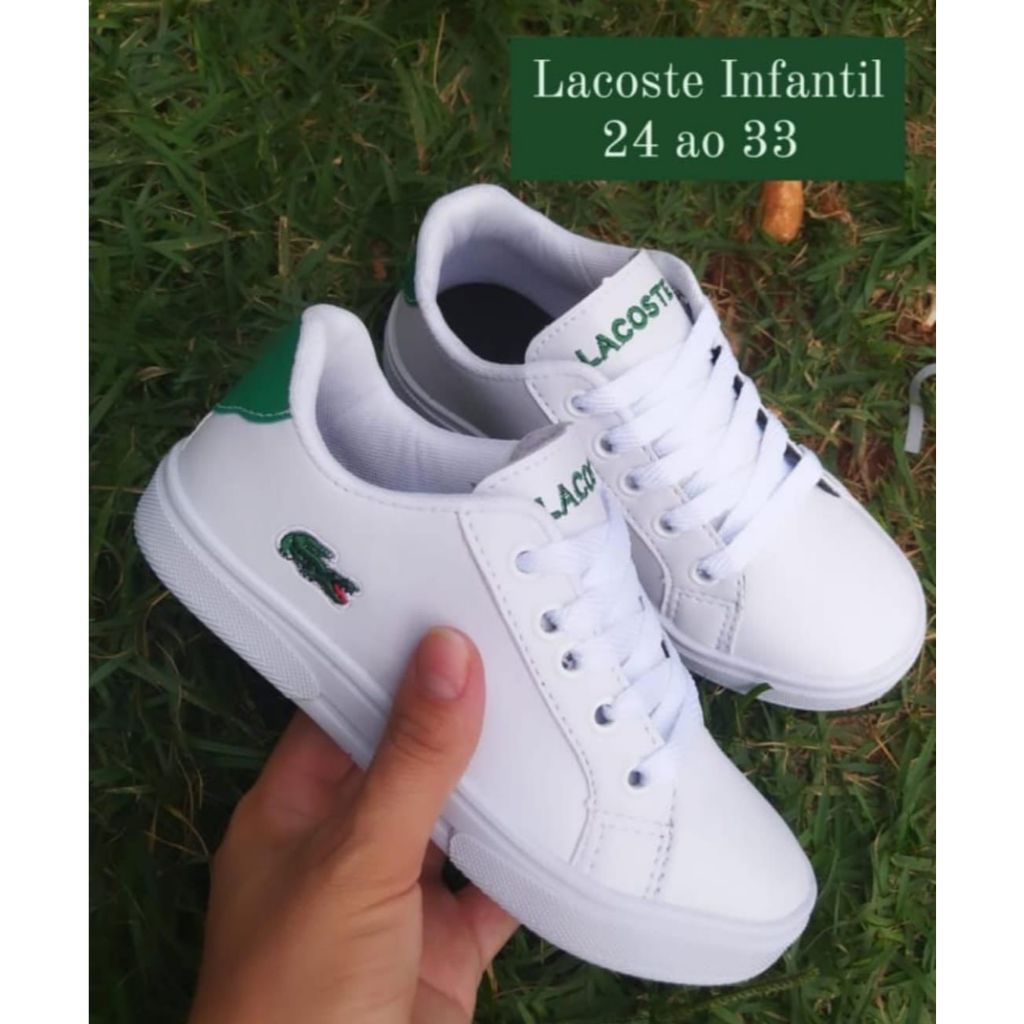 Tenis Infantil Masculino Lacoste | Shopee Brasil