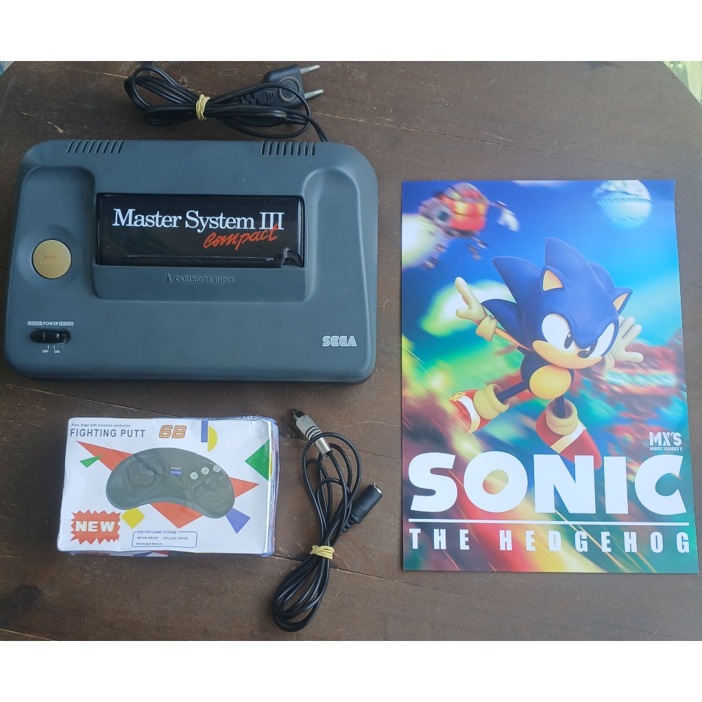 Master System 3 c/ Alex Kidd Na Memória + Controle E Cabo [Novos ...