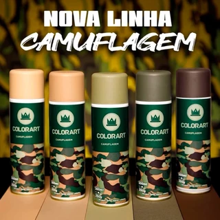 Spray Camuflagem Militar Colorart 300ml