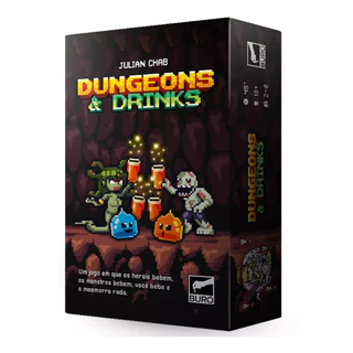 JOGO DE CARTAS MESA DUNGEONS & DRINKS PORTUGUÊS BURÓ