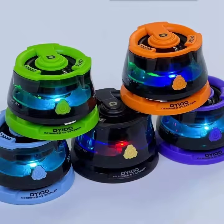 Edificador Hecate G200 Portátil Bluetooth 5.3 Magnético Mini Caixa De Som RGB Iluminação Alto-falante ao Ar Livre