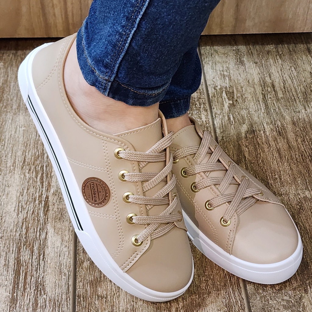 Moleca Tenis Feminino Casual Corda Tênis Moleca Corda Caramelo