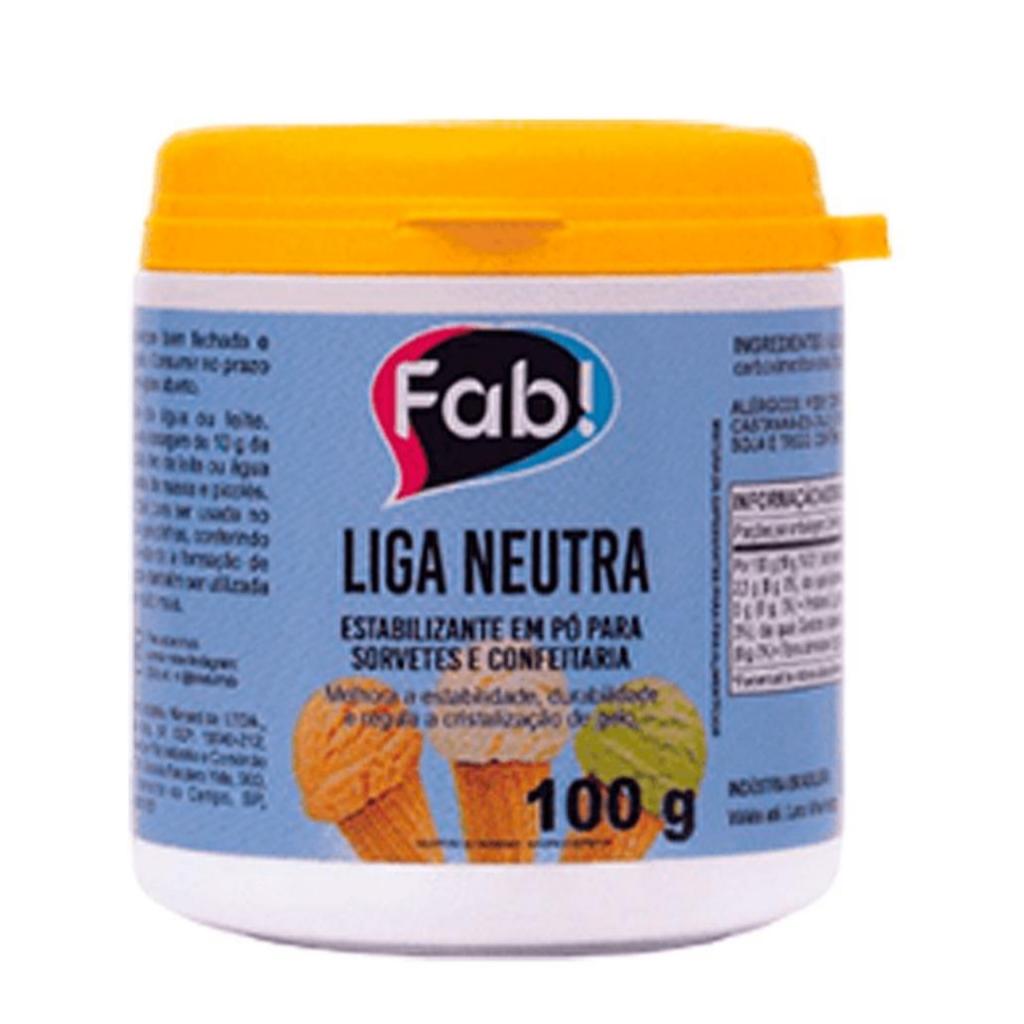 Liga Neutra 100g FAB (Estabilizante em Pó Para Sorvetes e Confeitaria ...