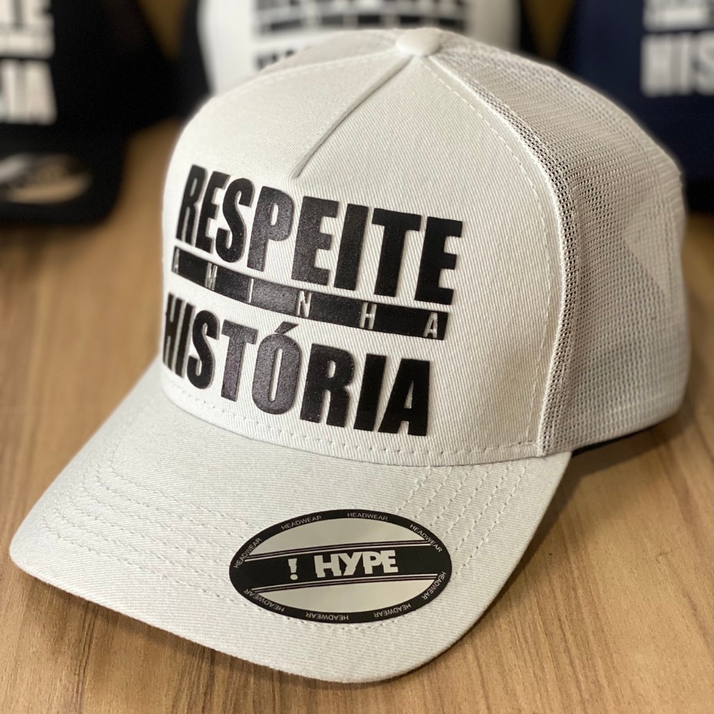 Boné Respeite minha Historia All Black Trucker | Shopee Brasil Boné Respeite minha Historia All Black Trucker | Shopee Brasil
