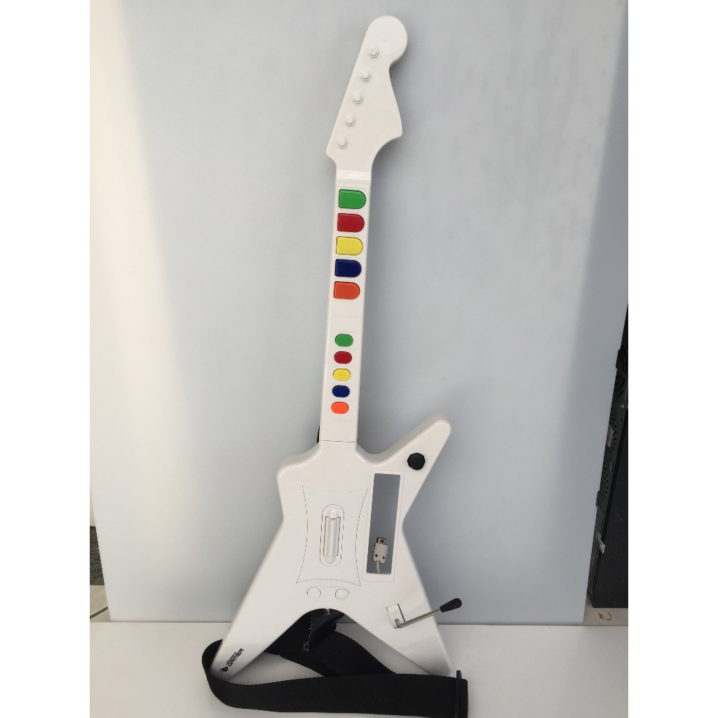 Guitarra Hero Nintendo Wii 10 Teclas Com Correia