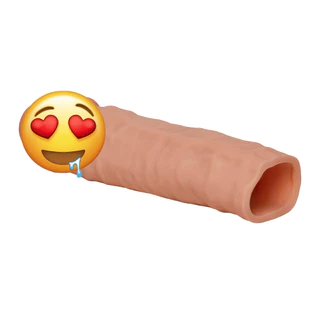 Capa Peniana Extensora CyberSkin Dilatador Peniano Veste Como Camisinha Sex Shop Aumentar Pênis em Oferta na Shopee