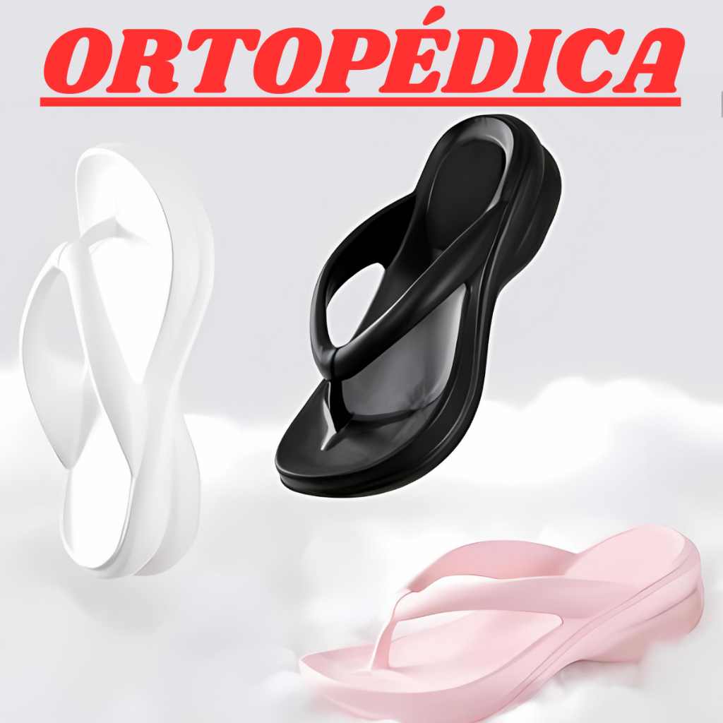 Chinelo Tamanco Ortopédico Original Idoso Nuvem Super Macio e ...