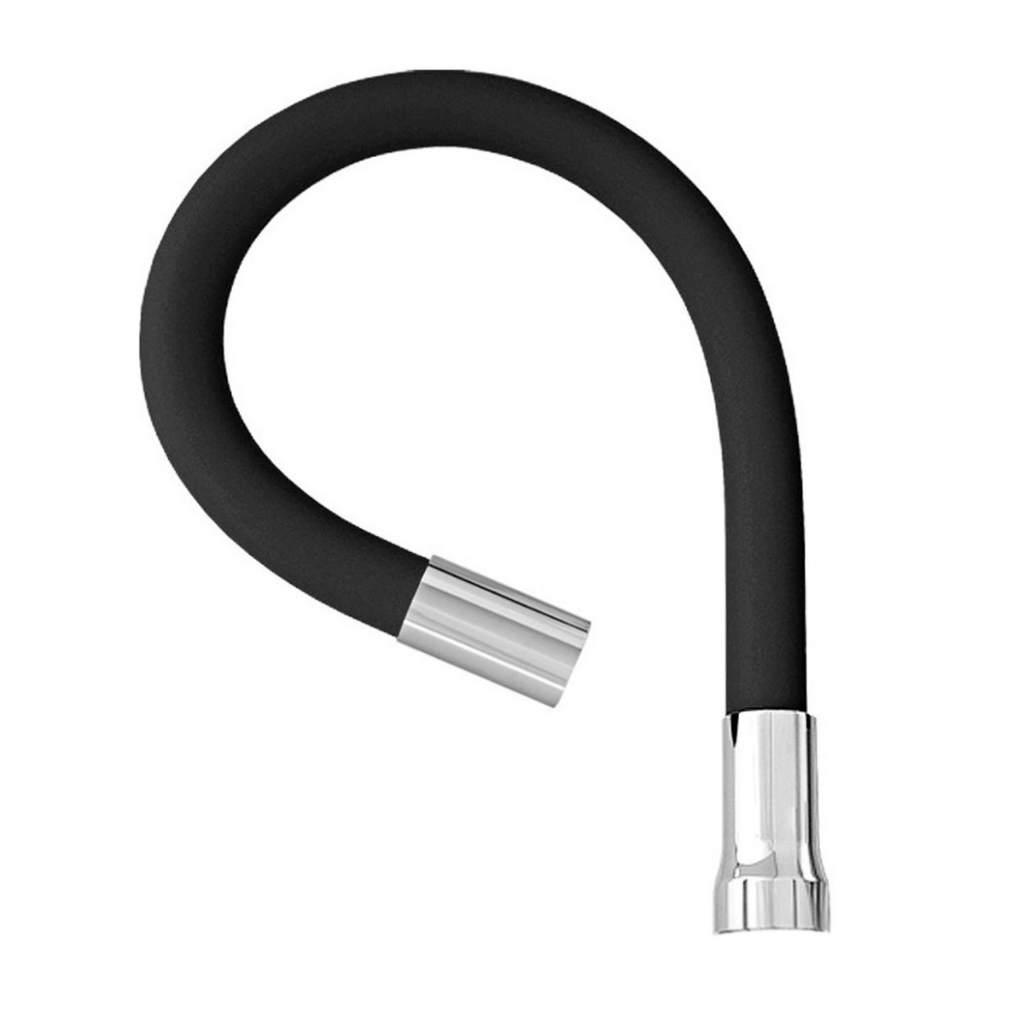Tubo Para Reposição De Torneiras 3/4" Gourmet Flexível Emborrachado Preto ou Azul