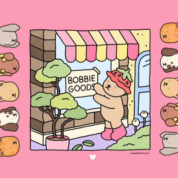 Livro de Colorir Bobbie Goods Impressão Frente Capa Flexível