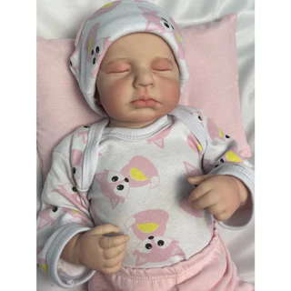 Boneca Bebe Reborn Menina Boneca Realista Com Acessorios Original 100% Vinil Grande Lou Lou