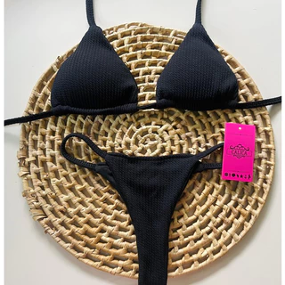 Biquini Fita C Bojo Cortininha Forrado Canelado Fio Premium em Oferta na Shopee