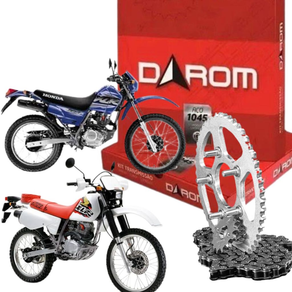Kit Relação Transmissão XLR 125 97 98 99 2000 2001 2002 | Shopee