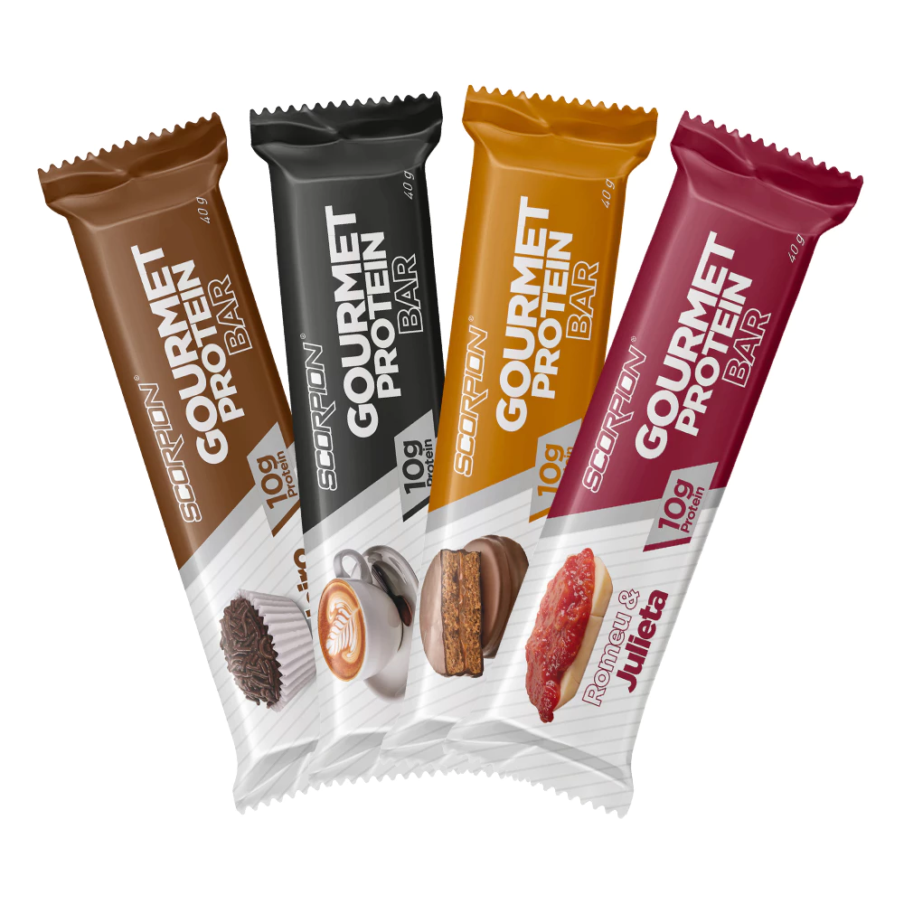 Barra de Proteína Scorpion 40g Gourmet Protein (12 unidades na caixa)