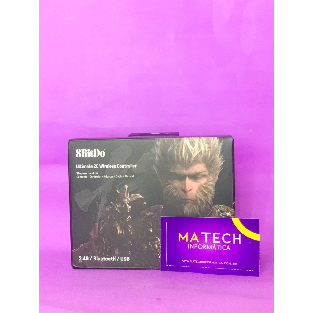 Controle Sem Fio 8bitdo - Ultimate 2c Black Myth Wukong Cor Preto ...