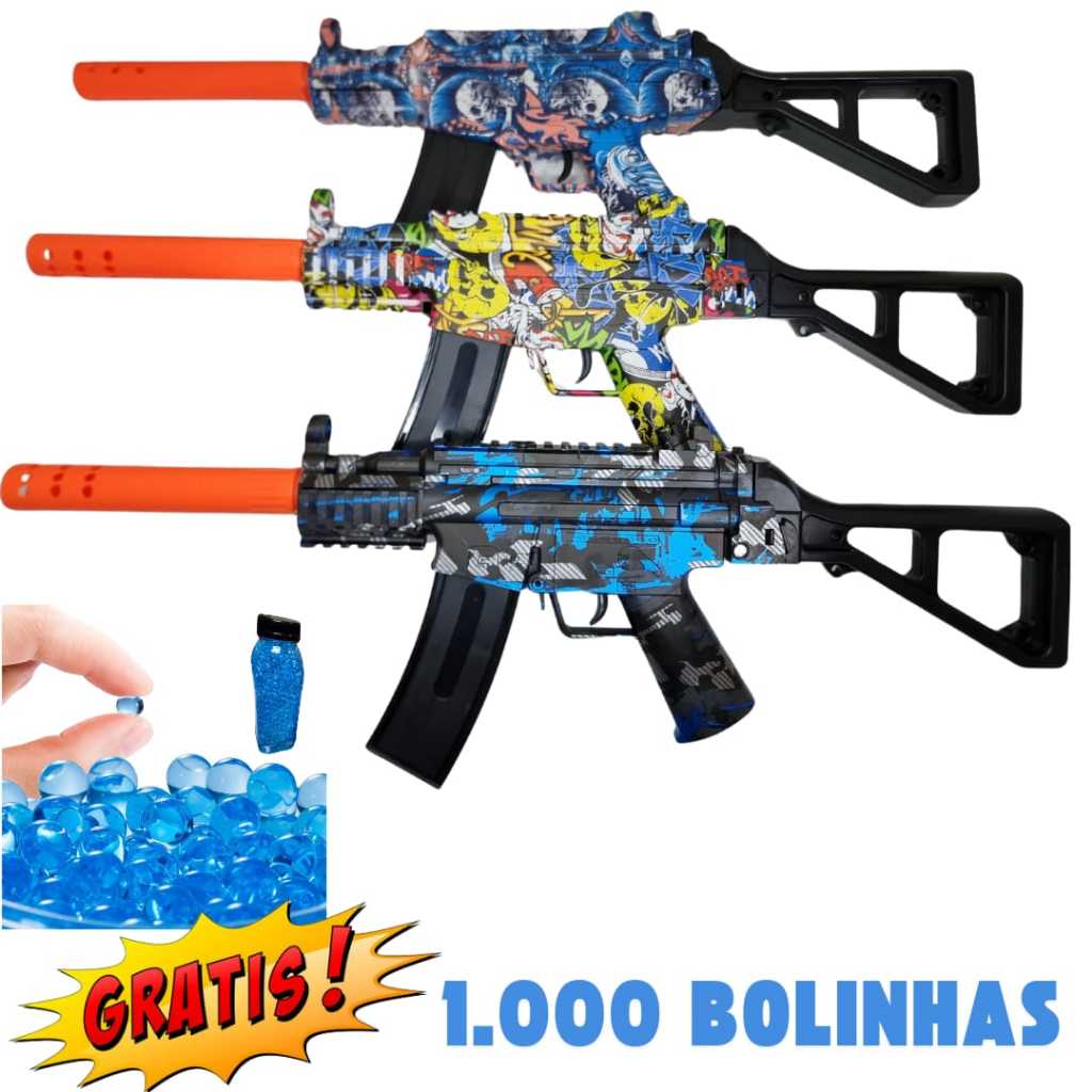 Arminha de Gel Elétrica m416 Alta Qualidade Longo Alcance - Grátis 1. ...
