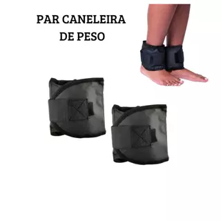 Caneleira de Peso 1 Kg a 5 Kg - Par Tornozeleira Treino Exercício Crossfit Academia Musculação