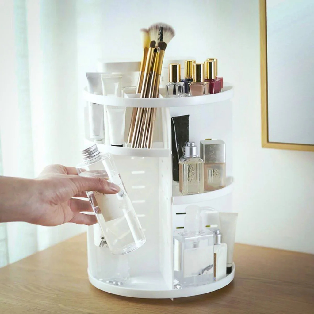 Organizador Porta Maquiagem Giratório 360° Ajustável Multifuncional ...