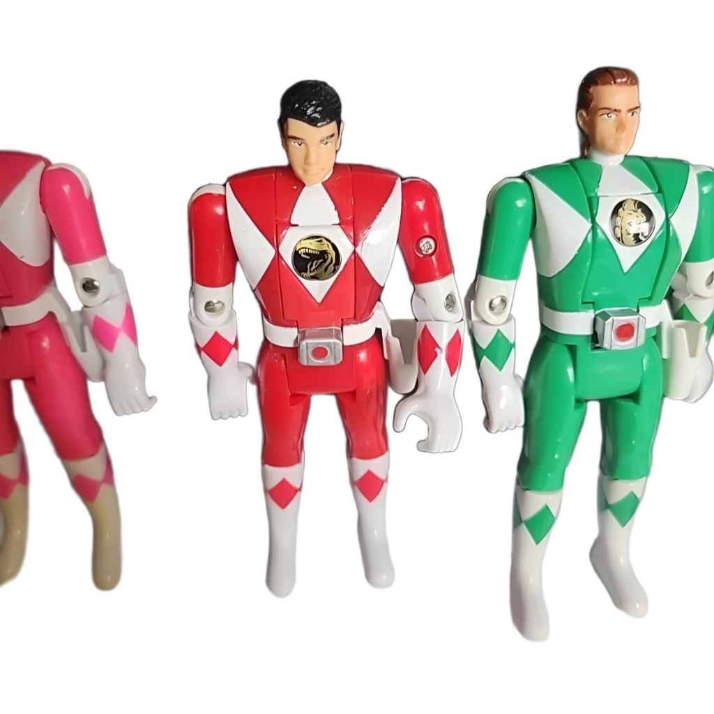 Bonecos Power Rangers Bandai 1992 – Originais 