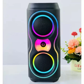 Caixa de Som Bluetooth Potente 50w com LED RGB, FM e USB AL-3628