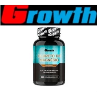 Cloreto de Magnésio 120 comp - Growth Supplements Original Envio Imediato