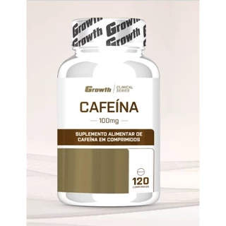 CAFEÍNA 100MG 120COMPRIMIDOS - GROWTH SUPPLEMENTS