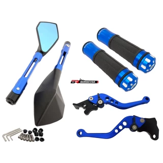 Retrovisor Manete Manopla Moto Esportivo Fazer 250 150 Xtz Ybr 125 Crosser 150 Lander Ténéré 250