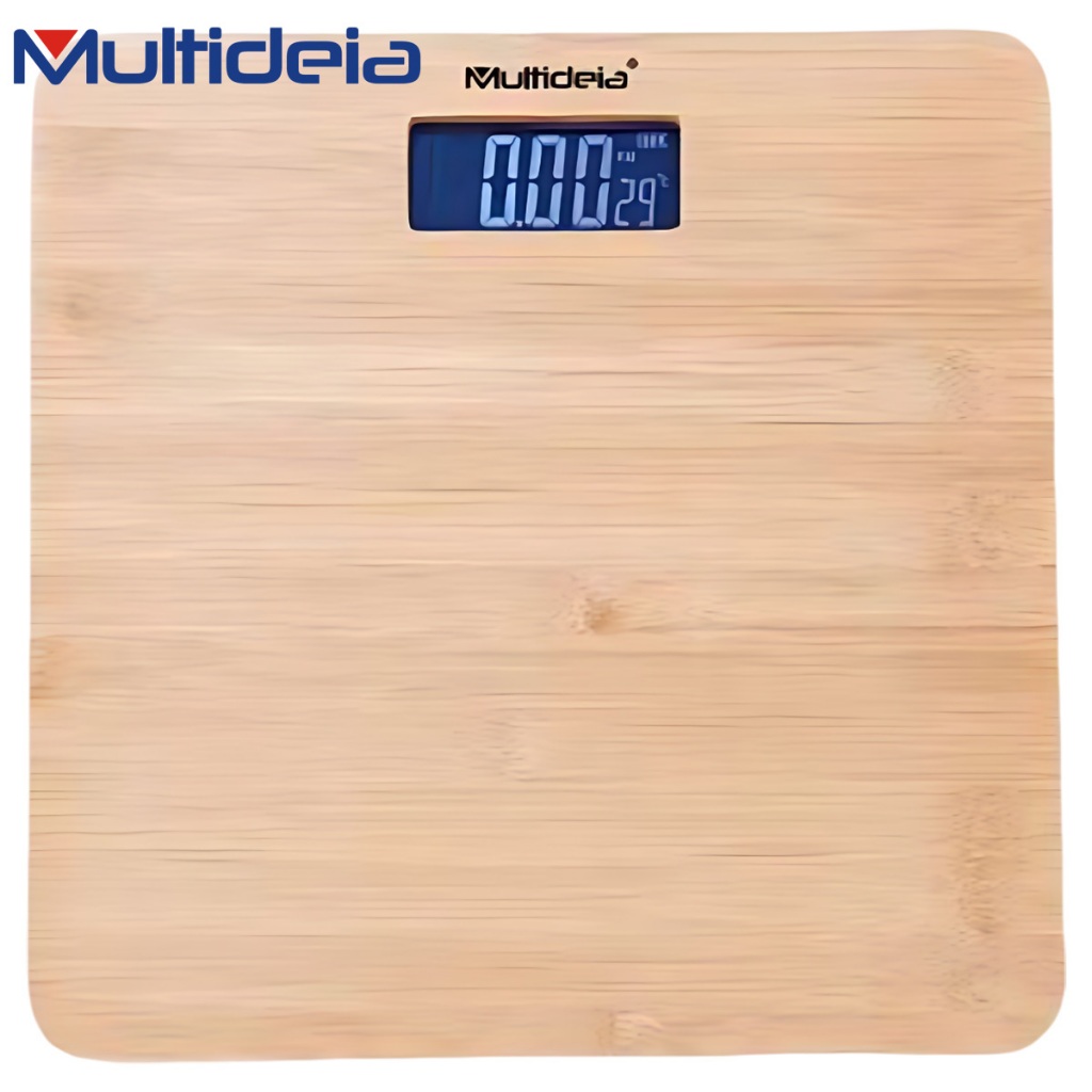 Balança Digital Corporal De Bambu Até 120kg | Shopee Brasil