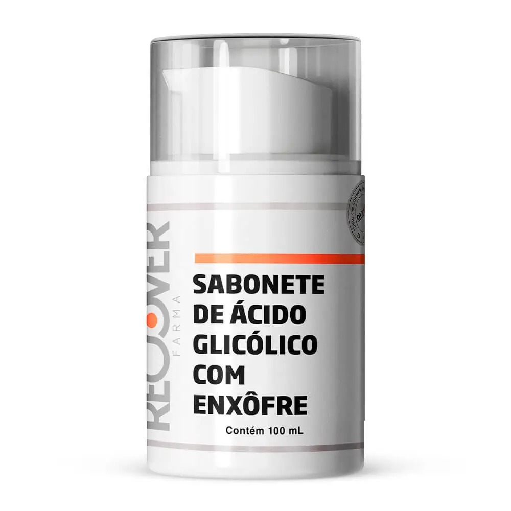 Sabonete de Ácido Glicólico com Enxôfre - 100mL - Recover Farma ...