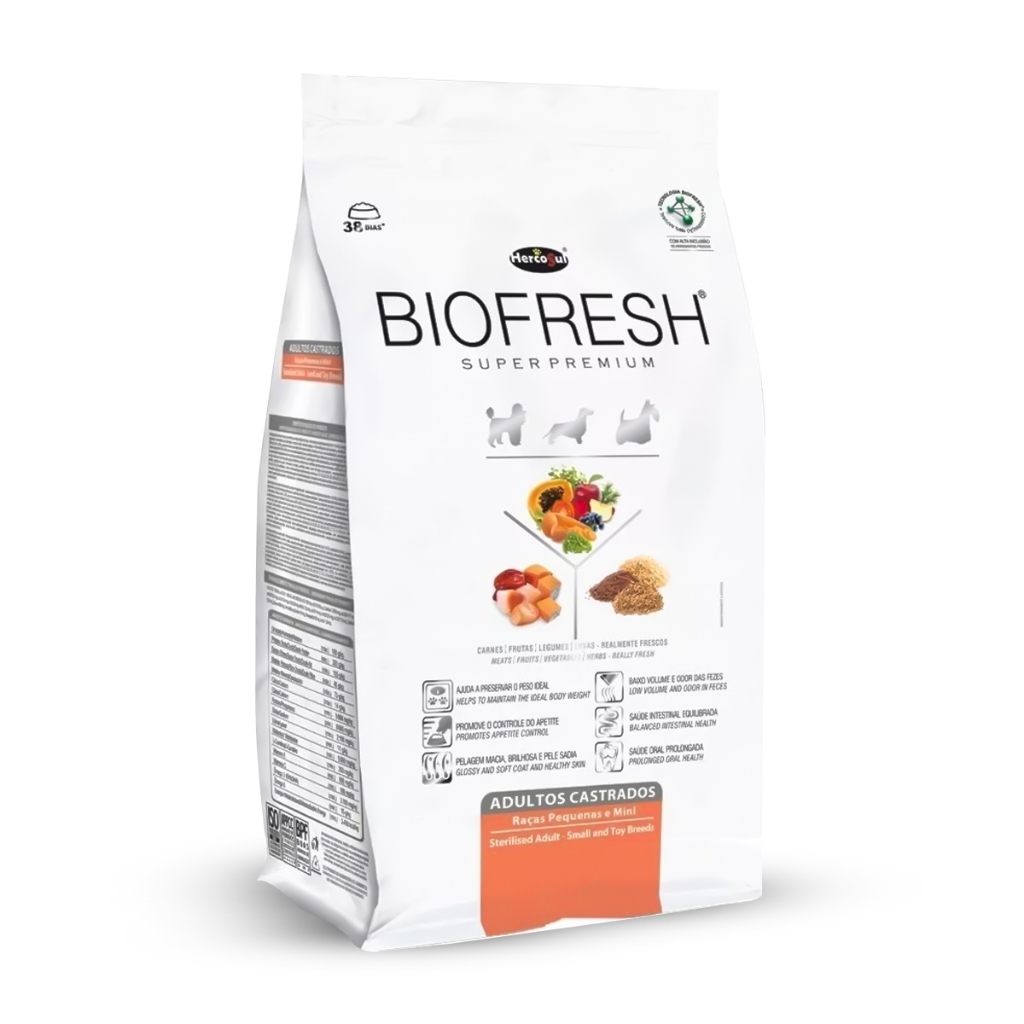 Ração Biofresh Cães Adultos Raças Pequenas e Mini 10,1kg