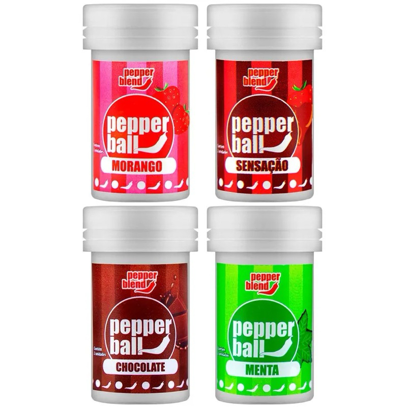 PEPPER BALL BOLINHA EXPLOSIVA SABOROSA COM 2 UNIDADES PEPPER BLEND ...