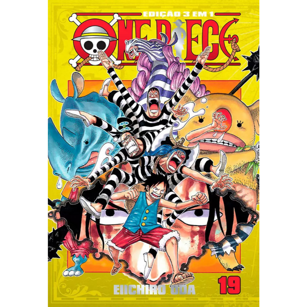 One Piece 3 Em 1 Vol. 19 | Shopee Brasil