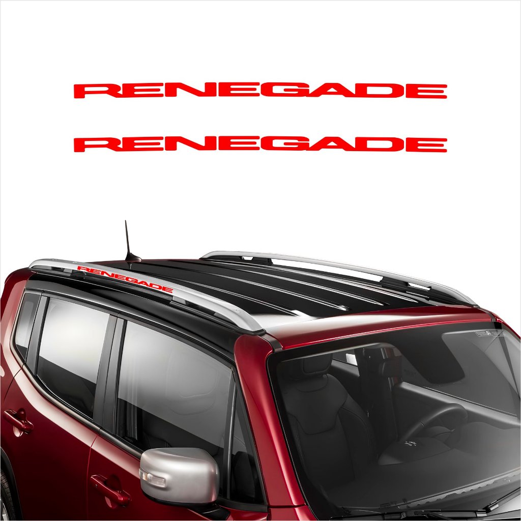Par Adesivos Rack Teto Longarina Jeep Renegade Acessórios Shopee