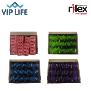 Caixa de preservativo Camisinha Rilex com 144 unidades