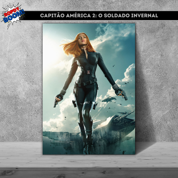 Capitão América 2 O Soldado Invernal Placa decorativa mdf decoração ...