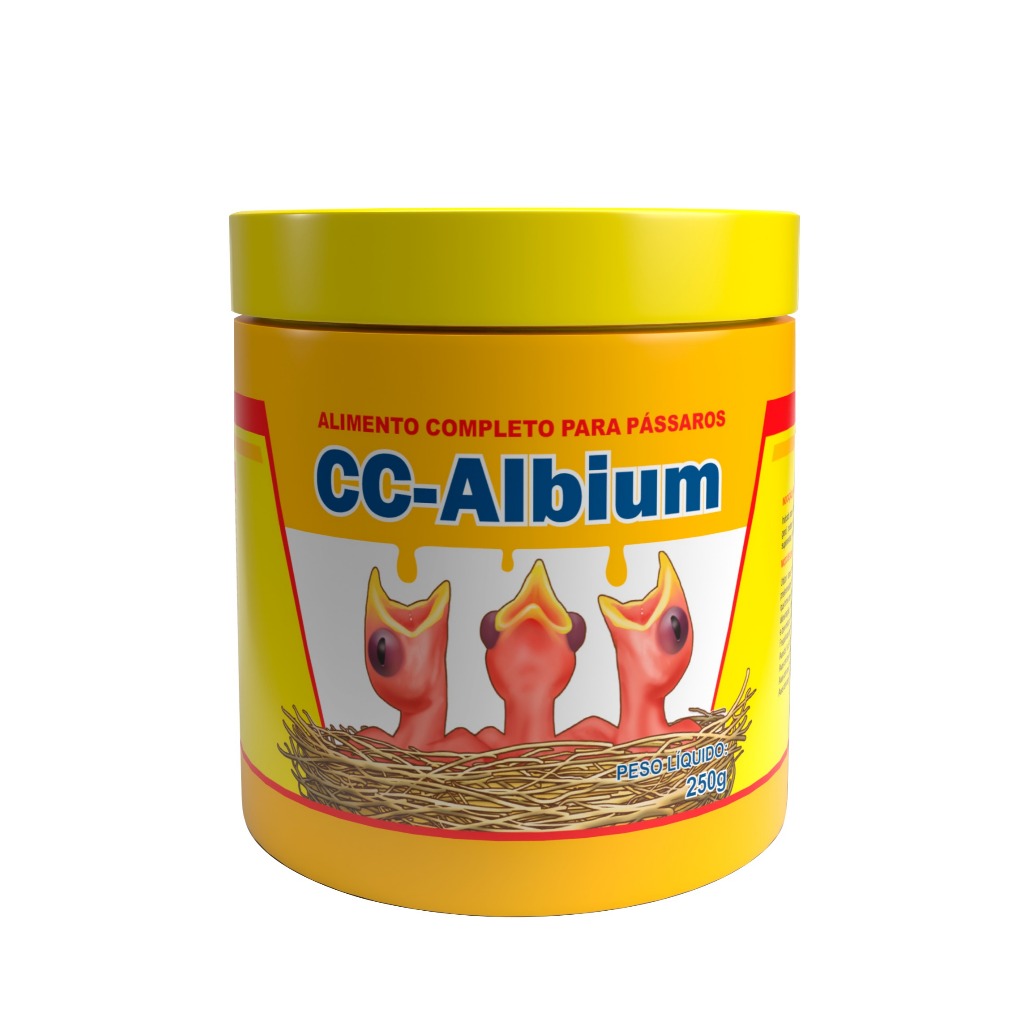 CC Albium Alimento Completo para Pássaros Papa para filhotes 250g ou ...