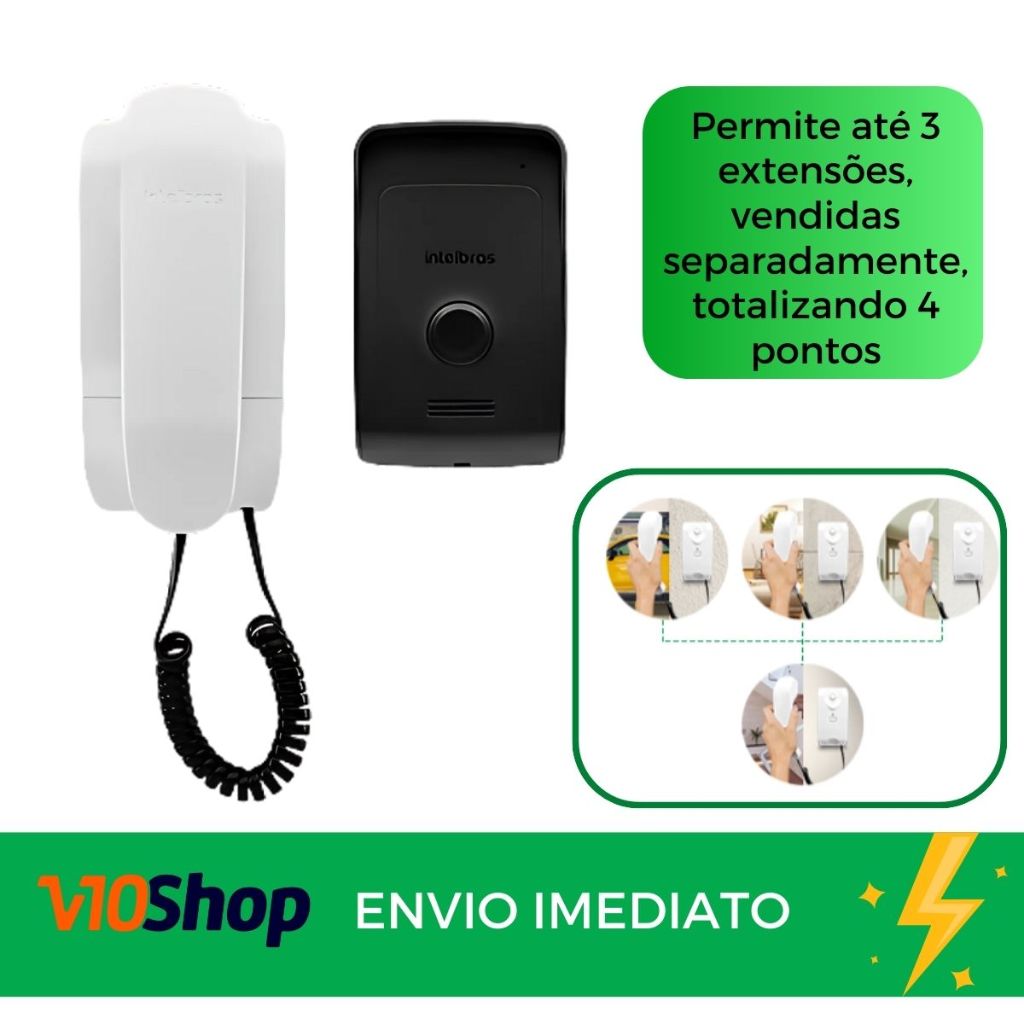 Porteiro Residencial IPR 1010 - Intelbras | Shopee Brasil