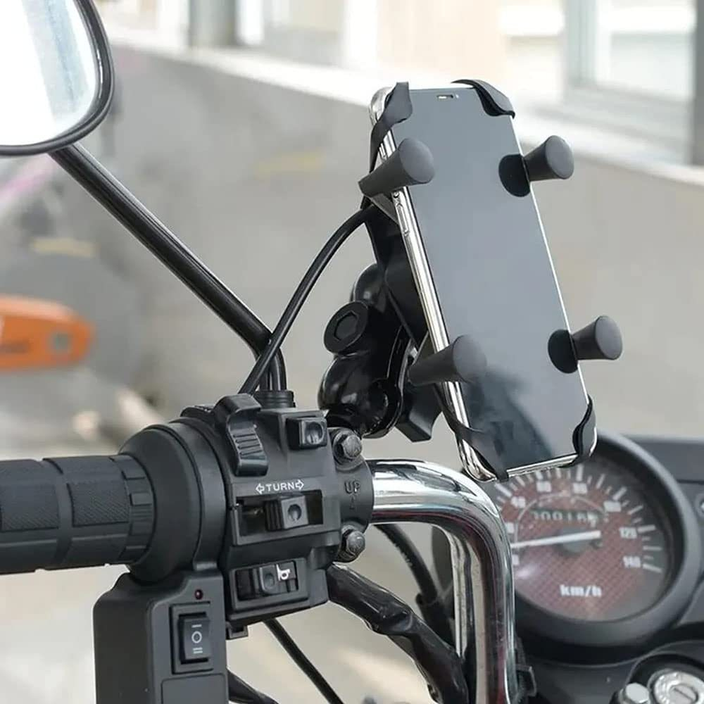 Suporte Moto Para Celular Com Função Carregamento It Blue LE-041