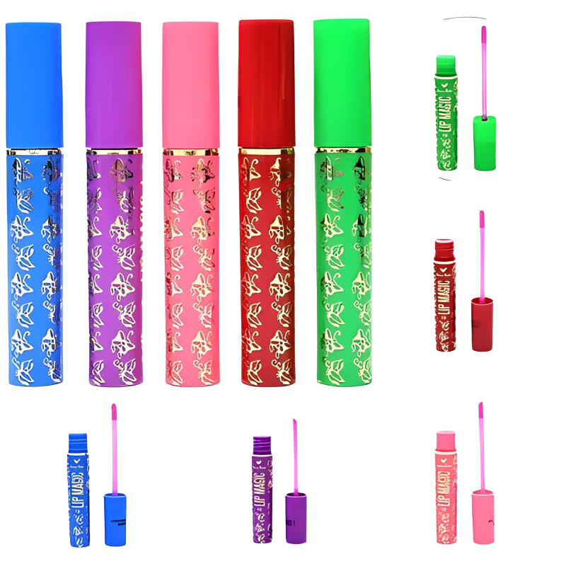 Gloss Labial liquído Magico Lip Magic -Duração 24 Horas-Tango | Shopee ...
