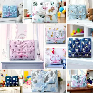 Trocador Portátil Impermeável Dois Bolsos em Oferta na Shopee