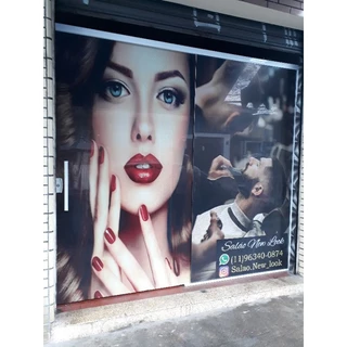 ADESIVO MICRO PERFURADO VITRINE PERSONALIZADO